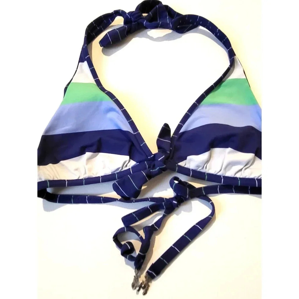 Reversable‎ Stripe Bikini Top